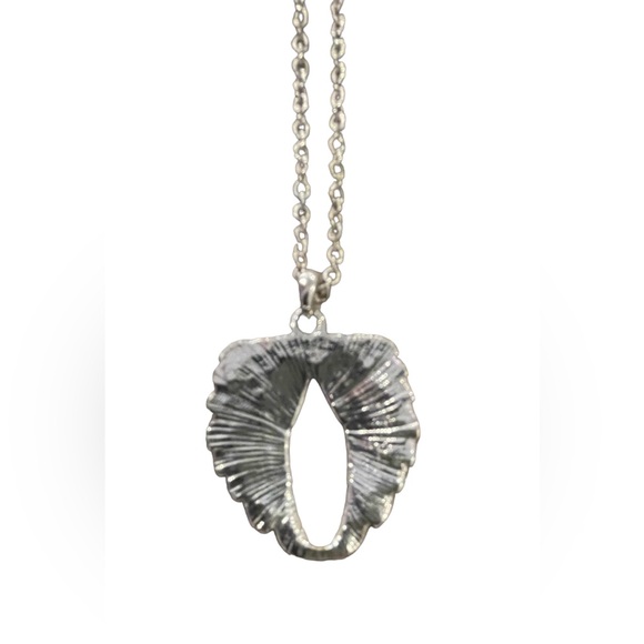 Pink Crystal Hope Wings of Courage Necklace - Picture 2 of 4